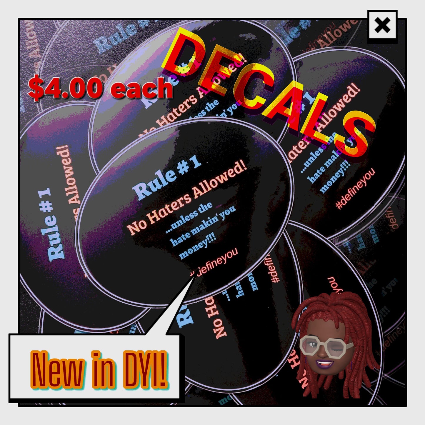 Tumbler Decals